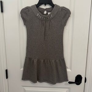 Gymboree- Grey Sparkle Sweater Dress - NWOT-  Little Girl size 8